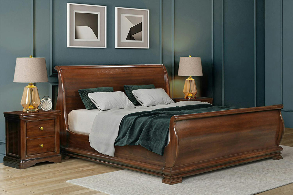 Deauville Bed Frame | King | 5ft | Brown