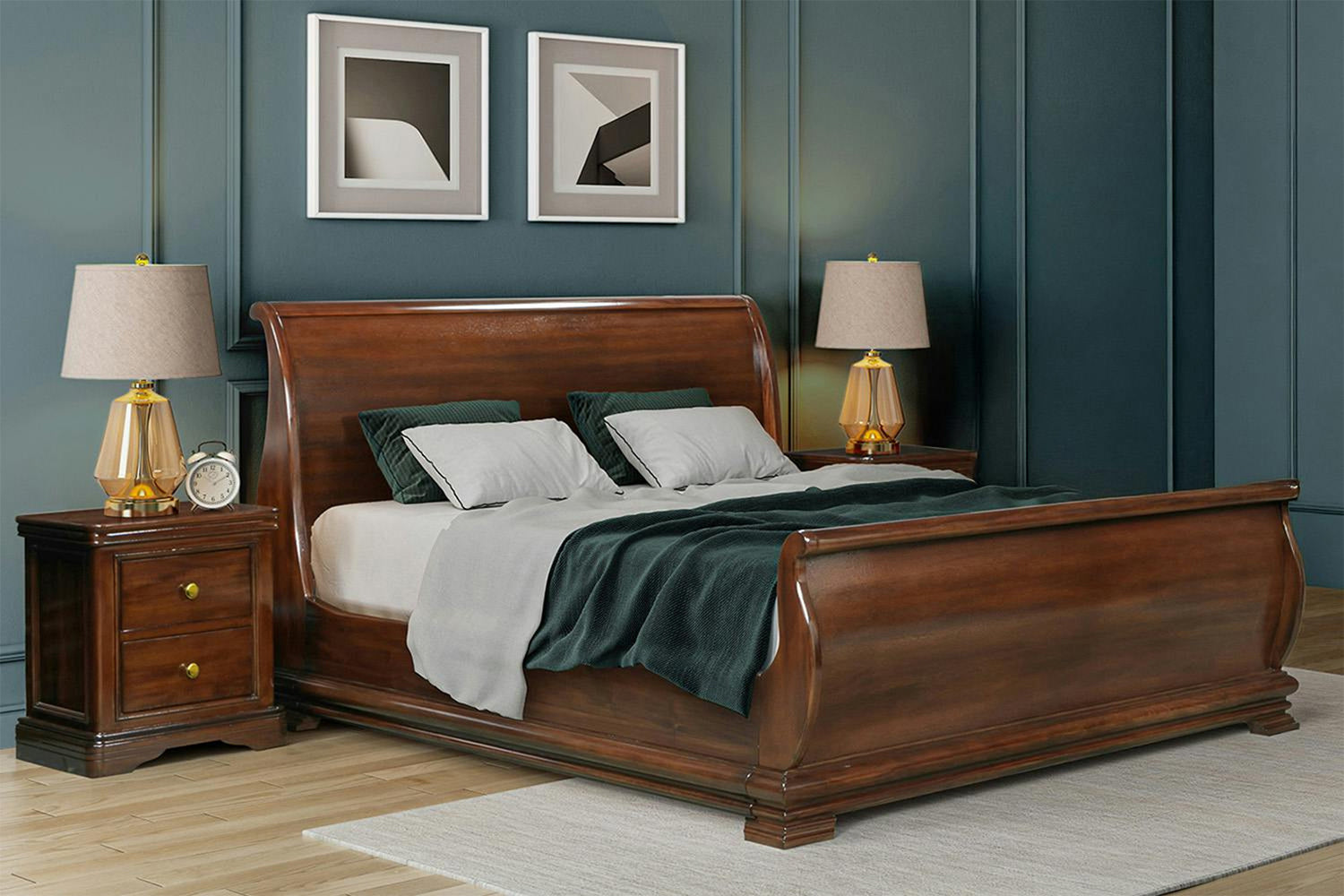 Deauville Bed Frame | King | 5ft | Brown