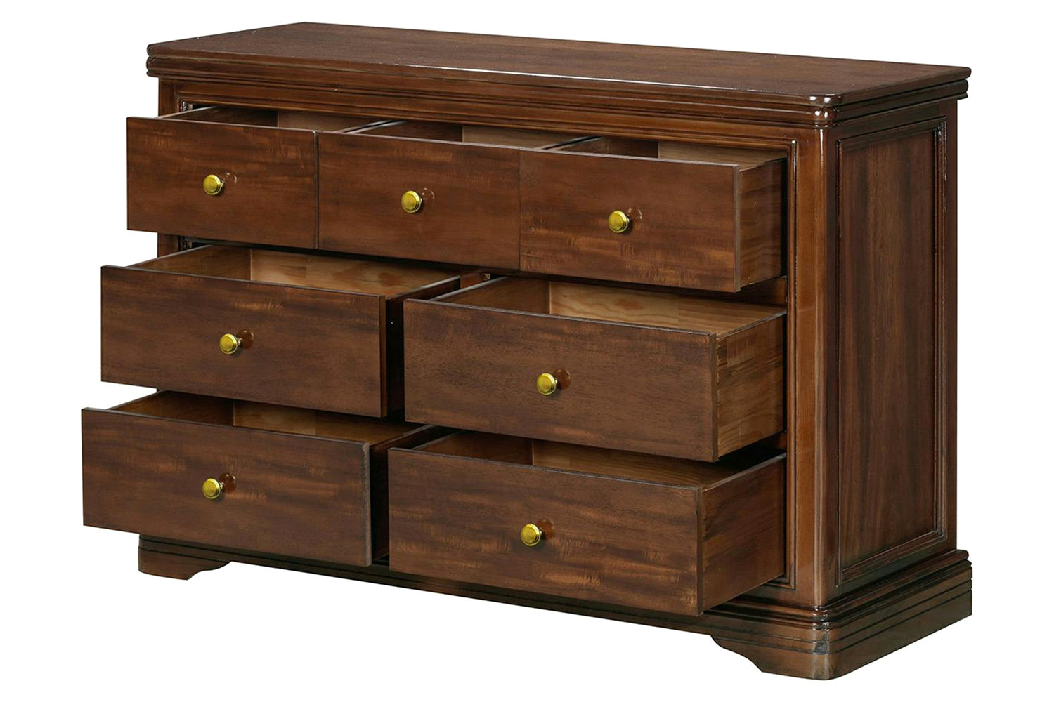 Deauville Dresser | 7 Drawer | Brown-6