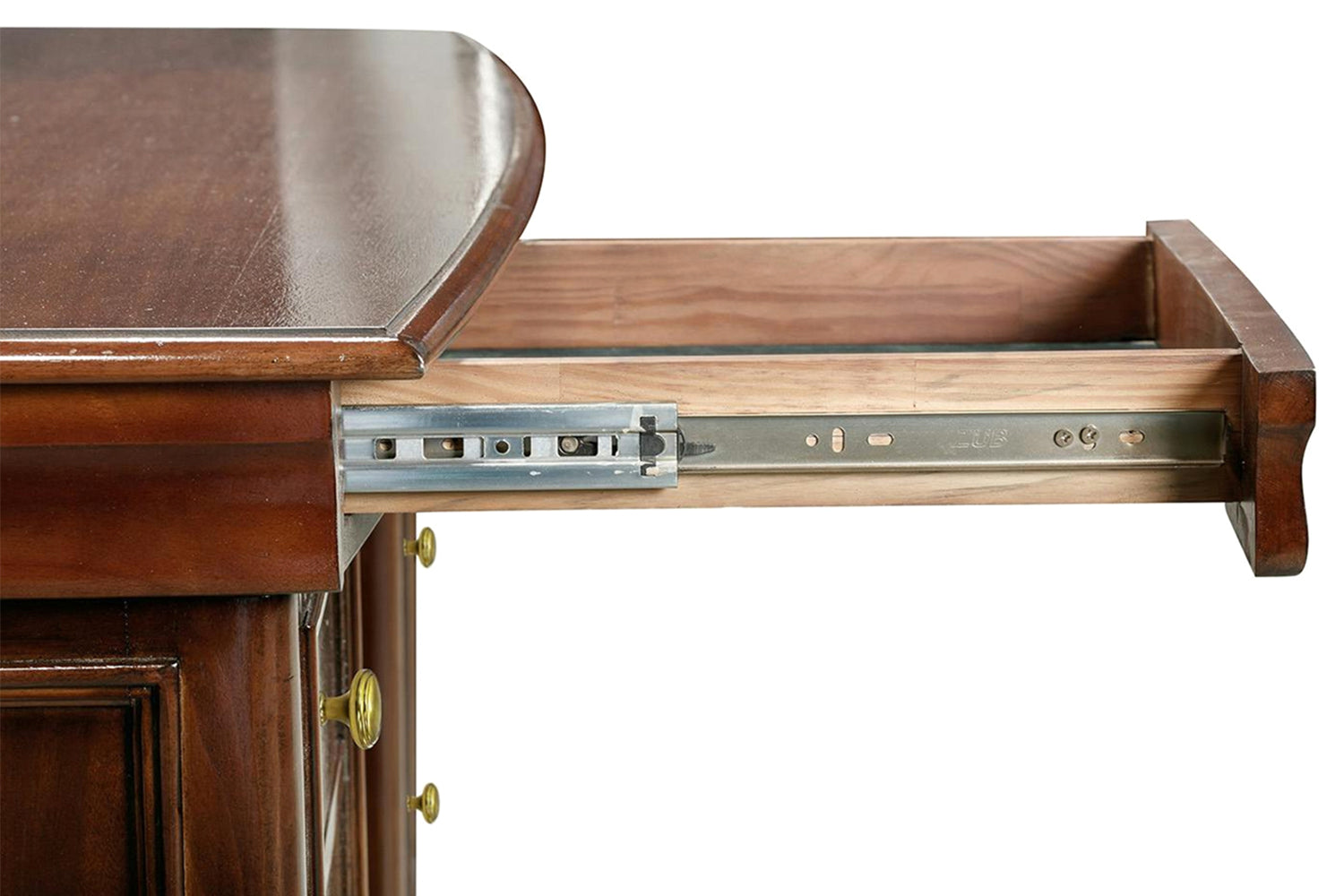 Deauville Vanity Unit with Stool | 9 Drawer | Brown-9