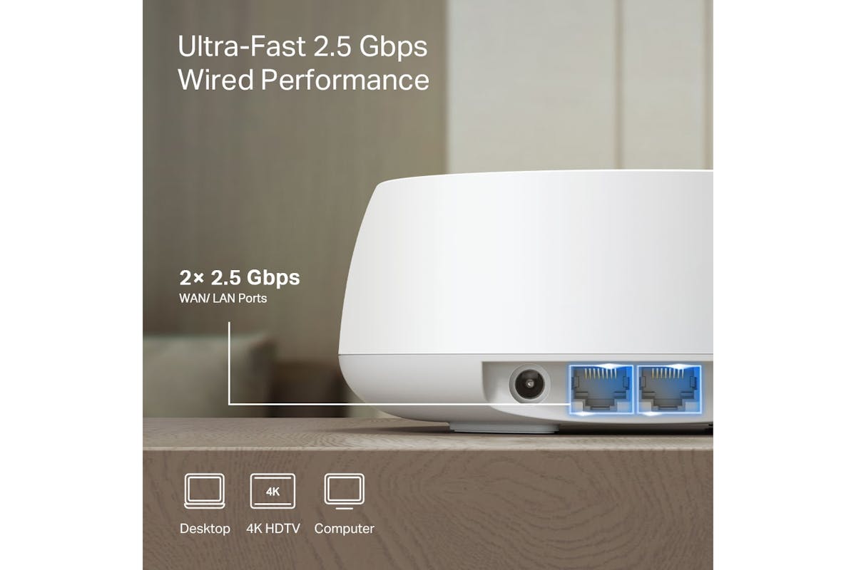 TP-Link Deco BE25 Mesh Wi-Fi 7 System Dual Band | Pack of 3-5