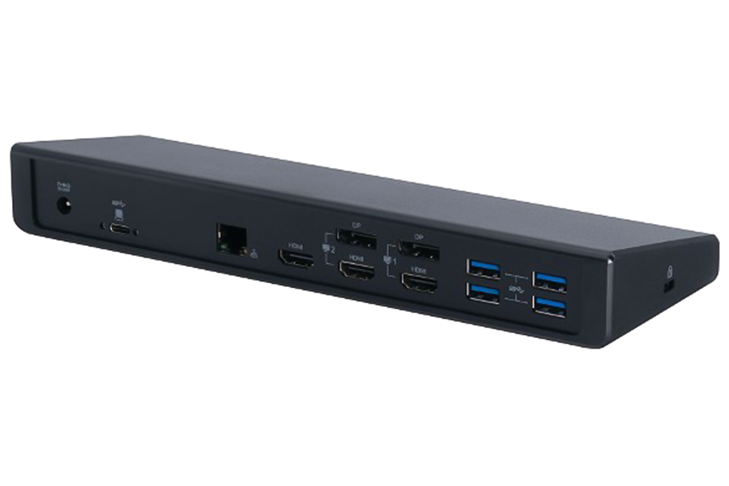 2-Power USB-C & USB-A Triple 4K Docking Station