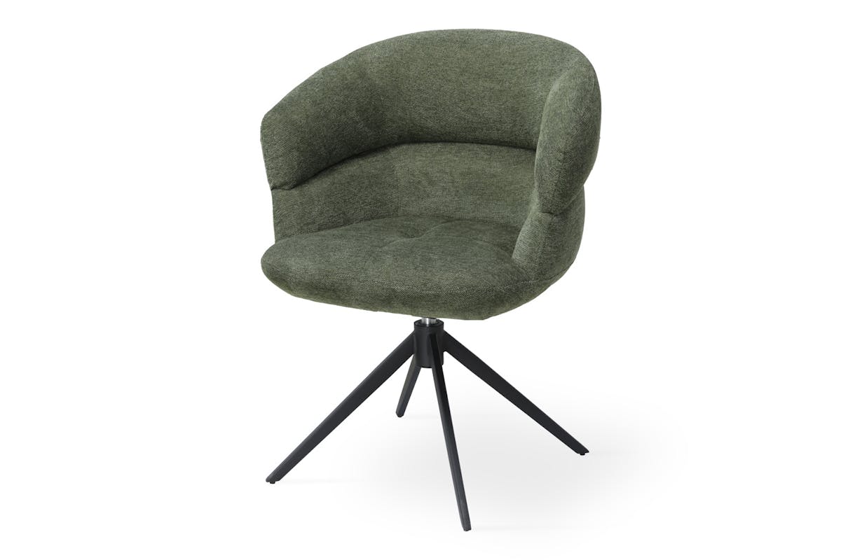 Delma Dining Chair | Swivel | Green-2
