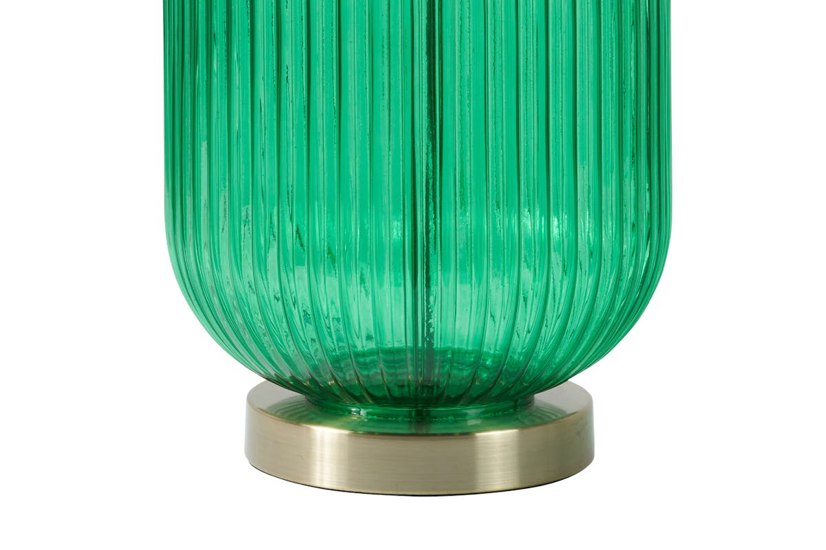 Varese Glass Table Lamp | Emerald-4