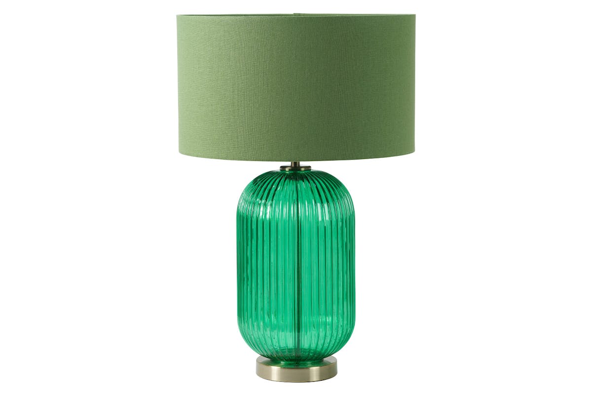 Varese Glass Table Lamp | Emerald