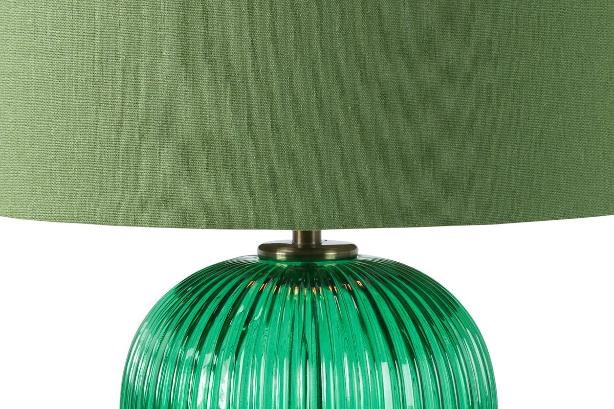 Varese Glass Table Lamp | Emerald-5