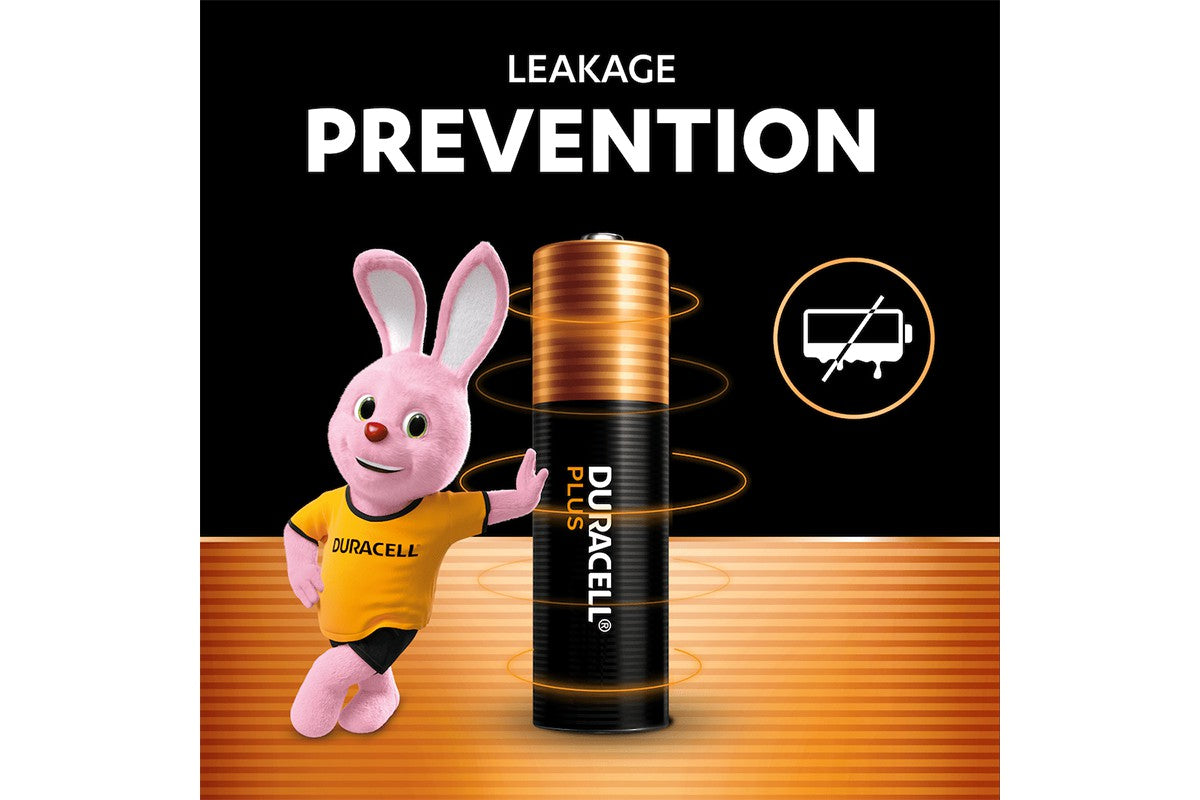 Duracell Plus AAA Alkaline Batteries | 4 Pack-4