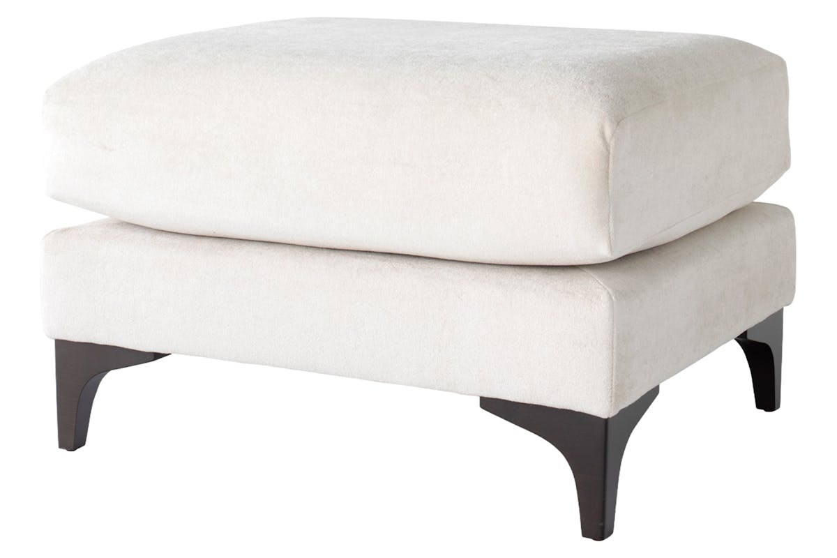 Diane Footstool | Riga Fabric | Cream-2