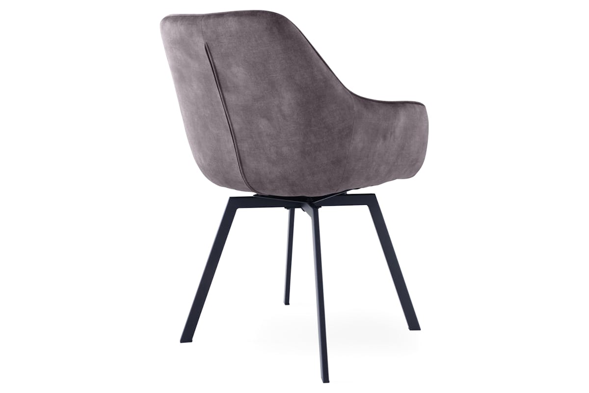 Dion Dining Chair | Swivel | Graphite-6