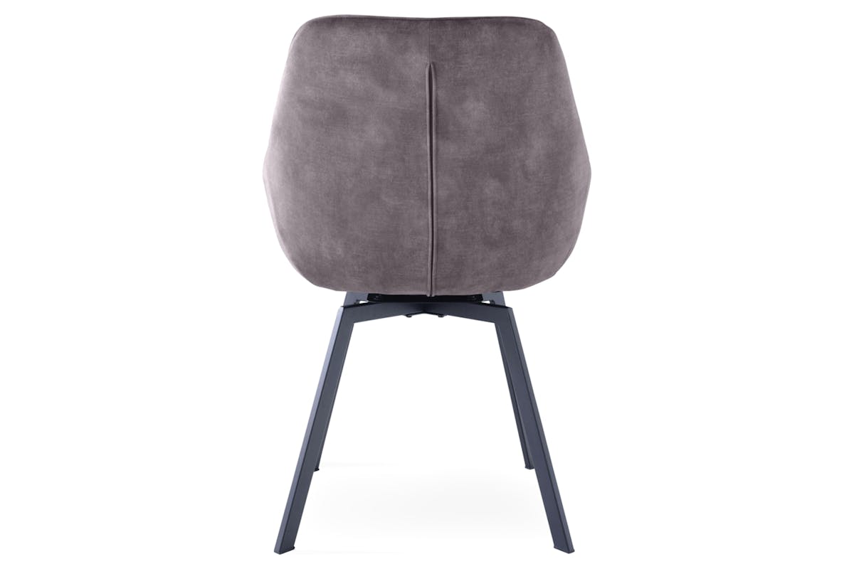 Dion Dining Chair | Swivel | Graphite-7