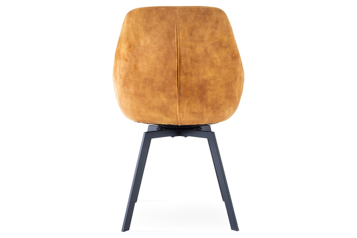 Dion Dining Chair | Swivel | Antique Gold-7
