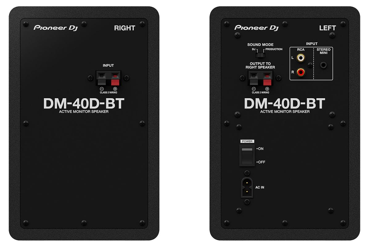 Pioneer DJ DM-40D-BT 4" Desktop Monitor Speaker with Bluetooth | Black-4