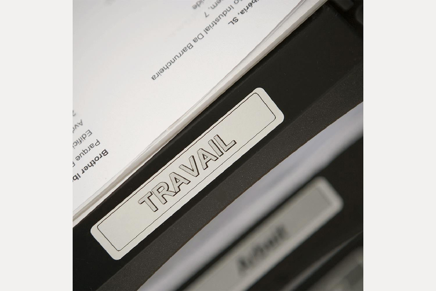 Brother DK-11204 Genuine Label Roll | 17 x 54mm | Black/White-3