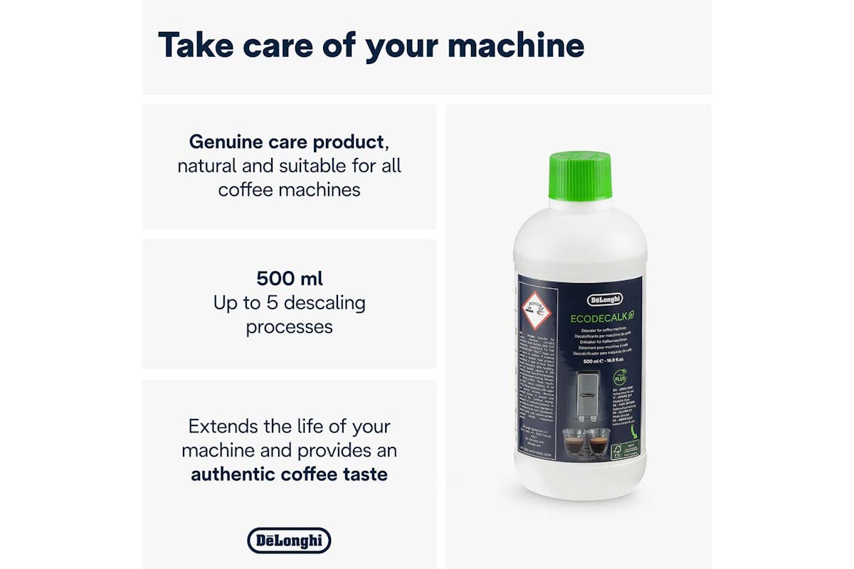 De'Longhi Descaler Ecodecalk Solution | 5 Doses | DLSC500-2