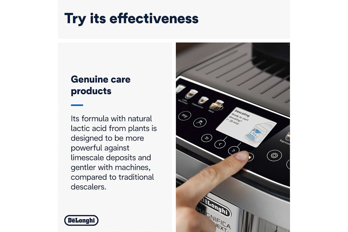 De'Longhi Descaler Ecodecalk Solution | 5 Doses | DLSC500-5