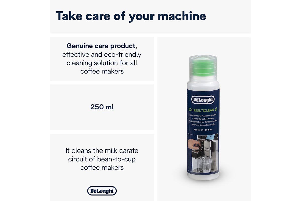 De'Longhi Eco MultiClean Milk System Cleaner | 250ml | DLSC550-2
