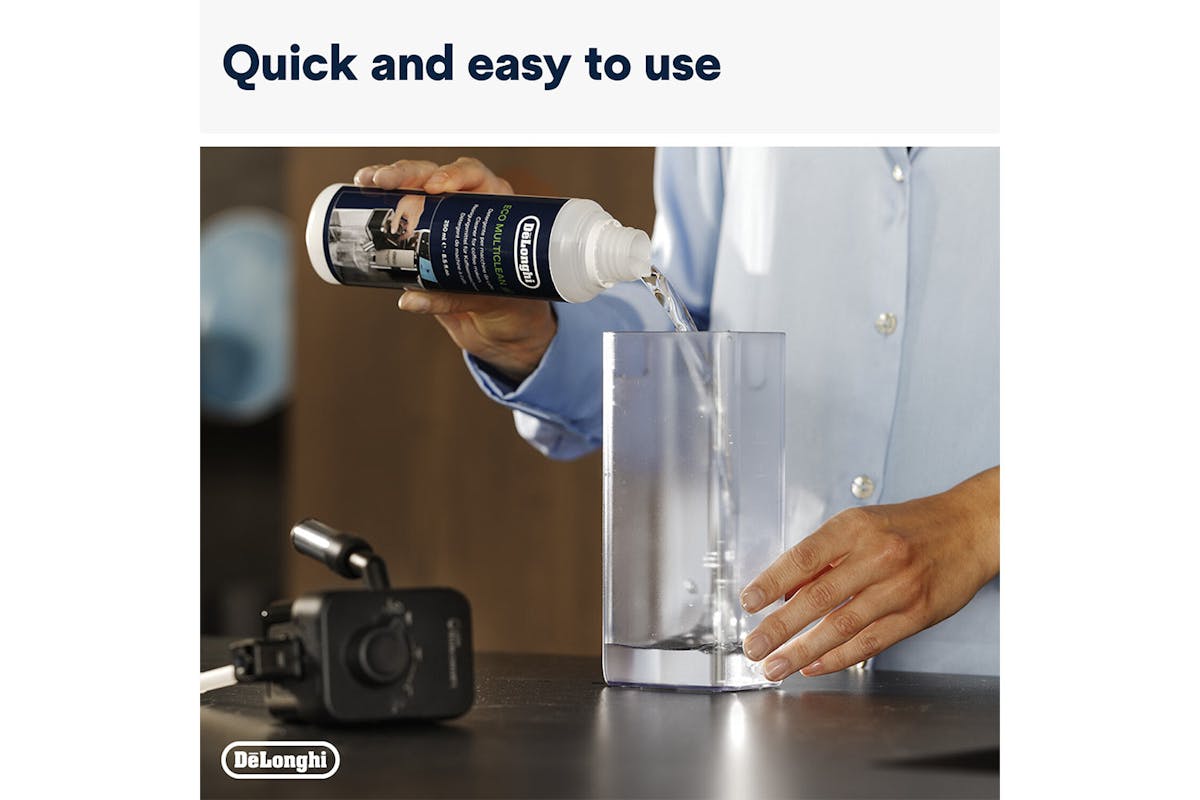 De'Longhi Eco MultiClean Milk System Cleaner | 250ml | DLSC550-3