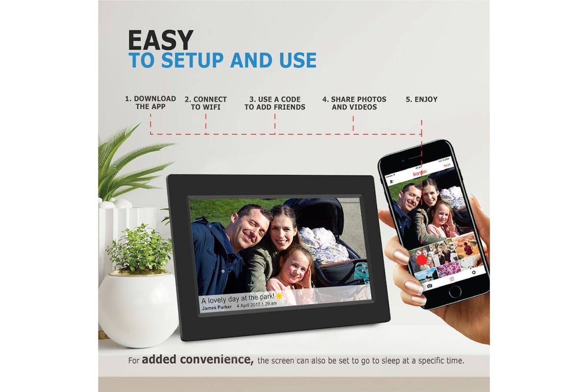 Feelcare Photo Wifi Frame 10.1" | Black-3