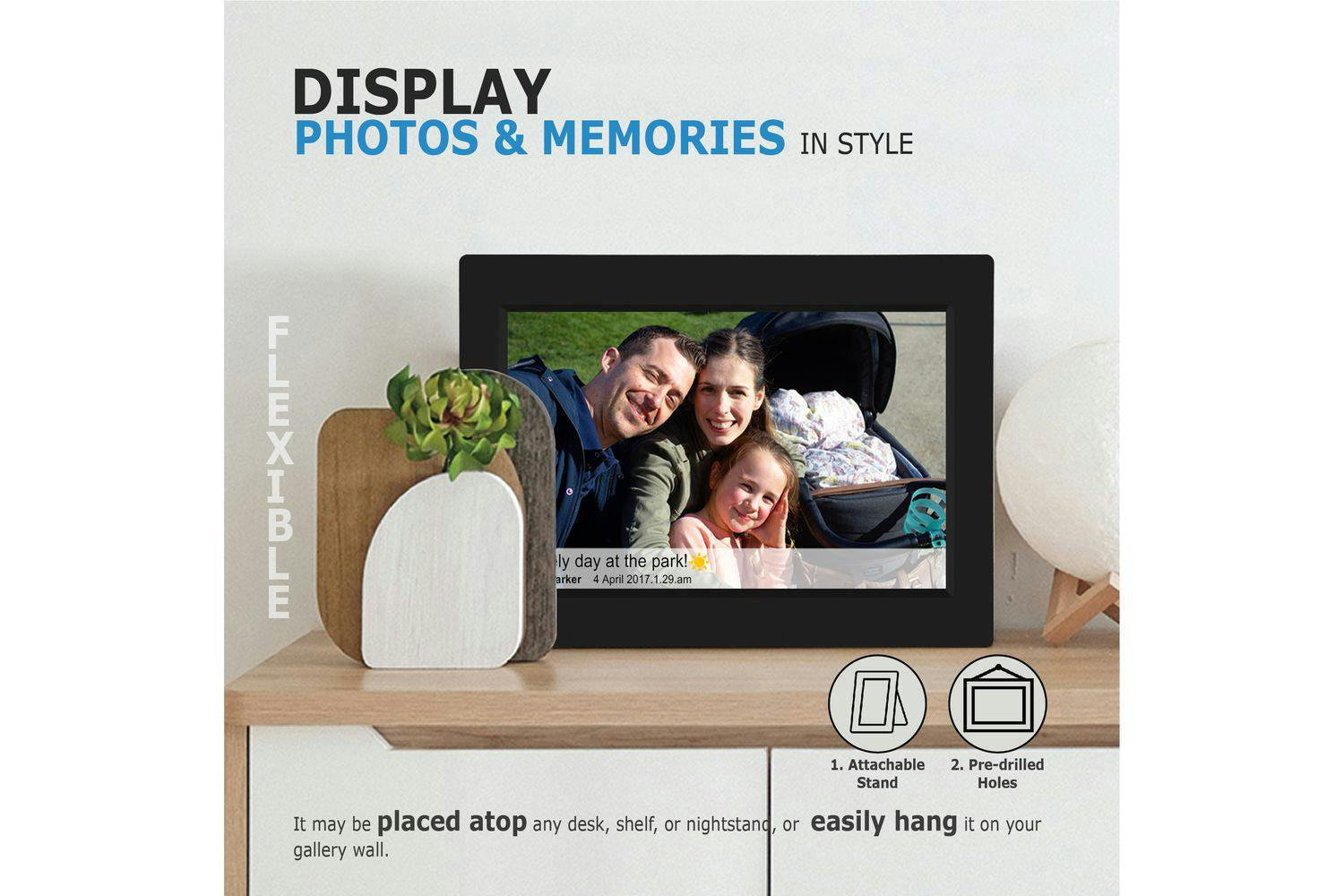 Feelcare Photo Wifi Frame 10.1" | White-4