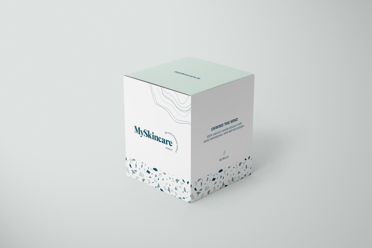 Myskincare Hot Oil Massage Candle - 100% Natural Relaxation Oil With Lemongrass, Lime Leaf And Ginger-3