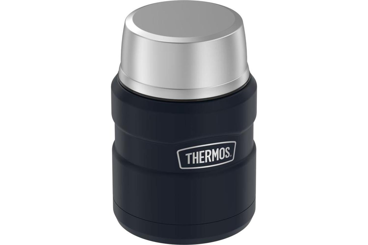 Thermos 470ml Stainless King Food Flask with Spoon | Midnight Blue-2
