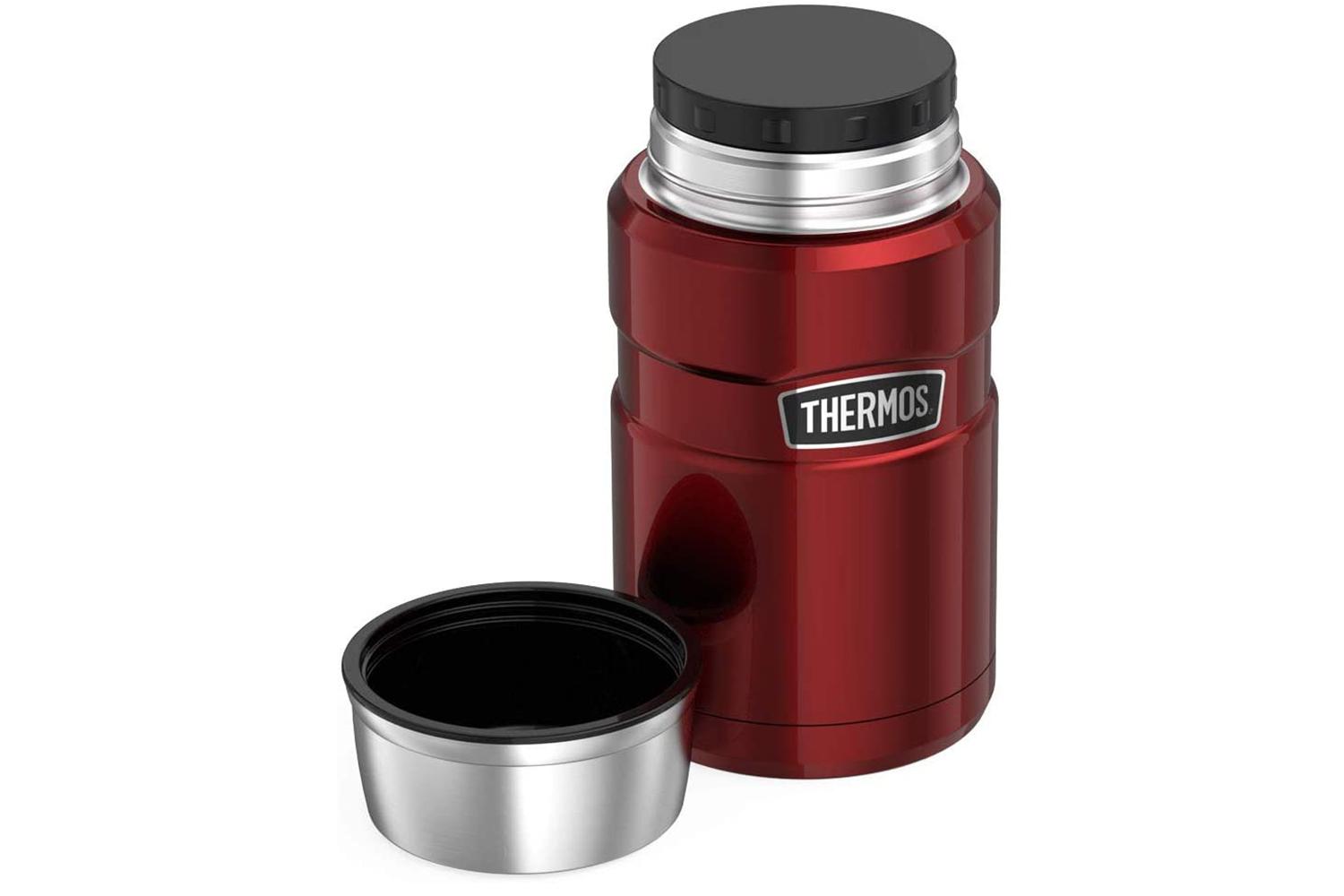 Thermos 710ml Stainless King Food Flask | Red-2