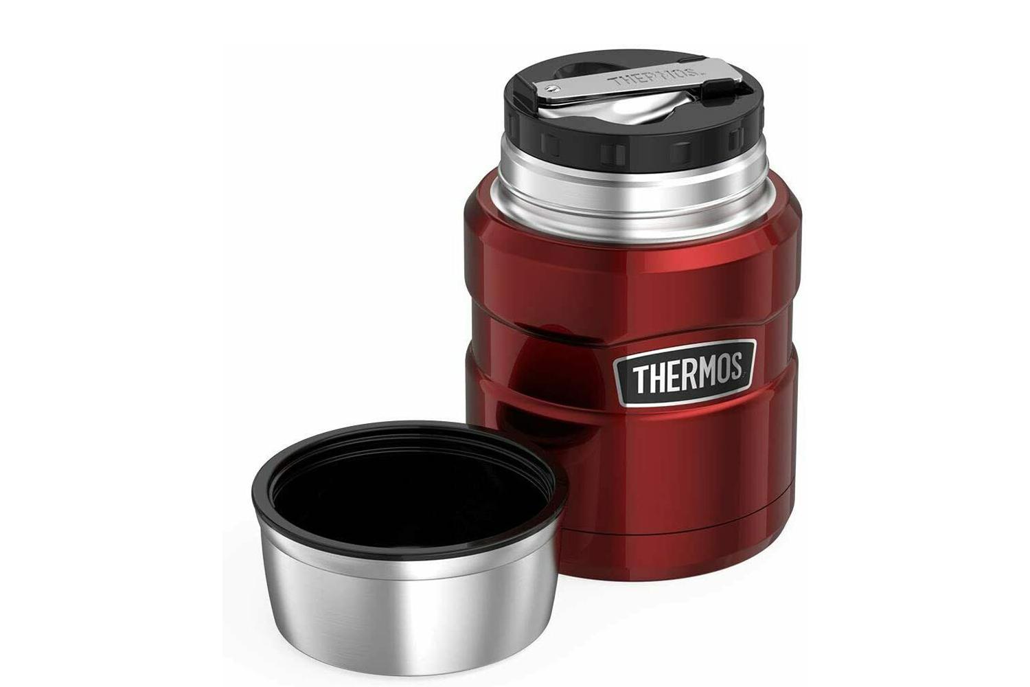 Thermos 710ml Stainless King Food Flask | Red-3