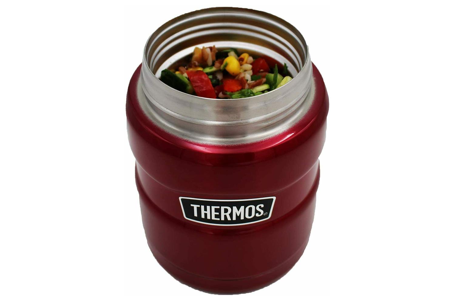 Thermos 710ml Stainless King Food Flask | Red-4