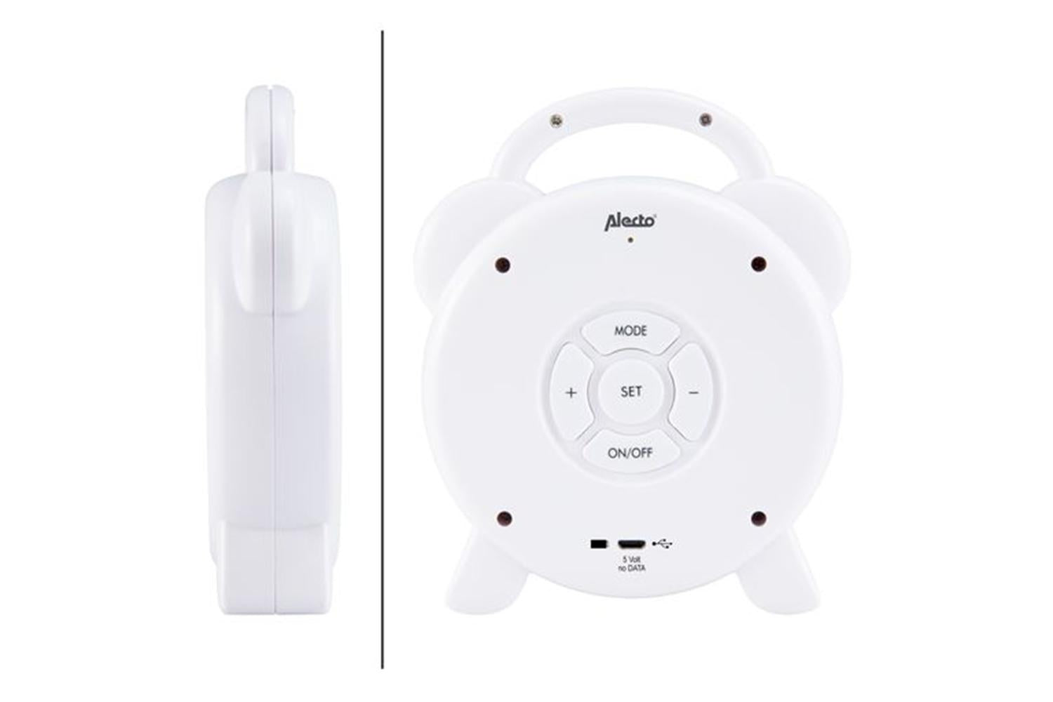 Alecto Bc-100 Sleep Trainer Night Light Alarm Clock Wht-8