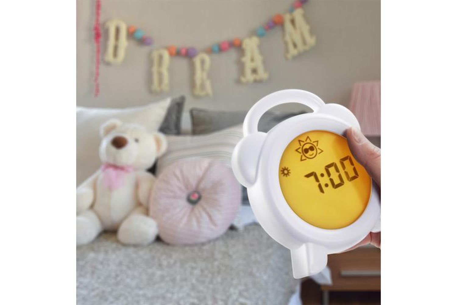 Alecto Bc-100 Sleep Trainer Night Light Alarm Clock Wht-10