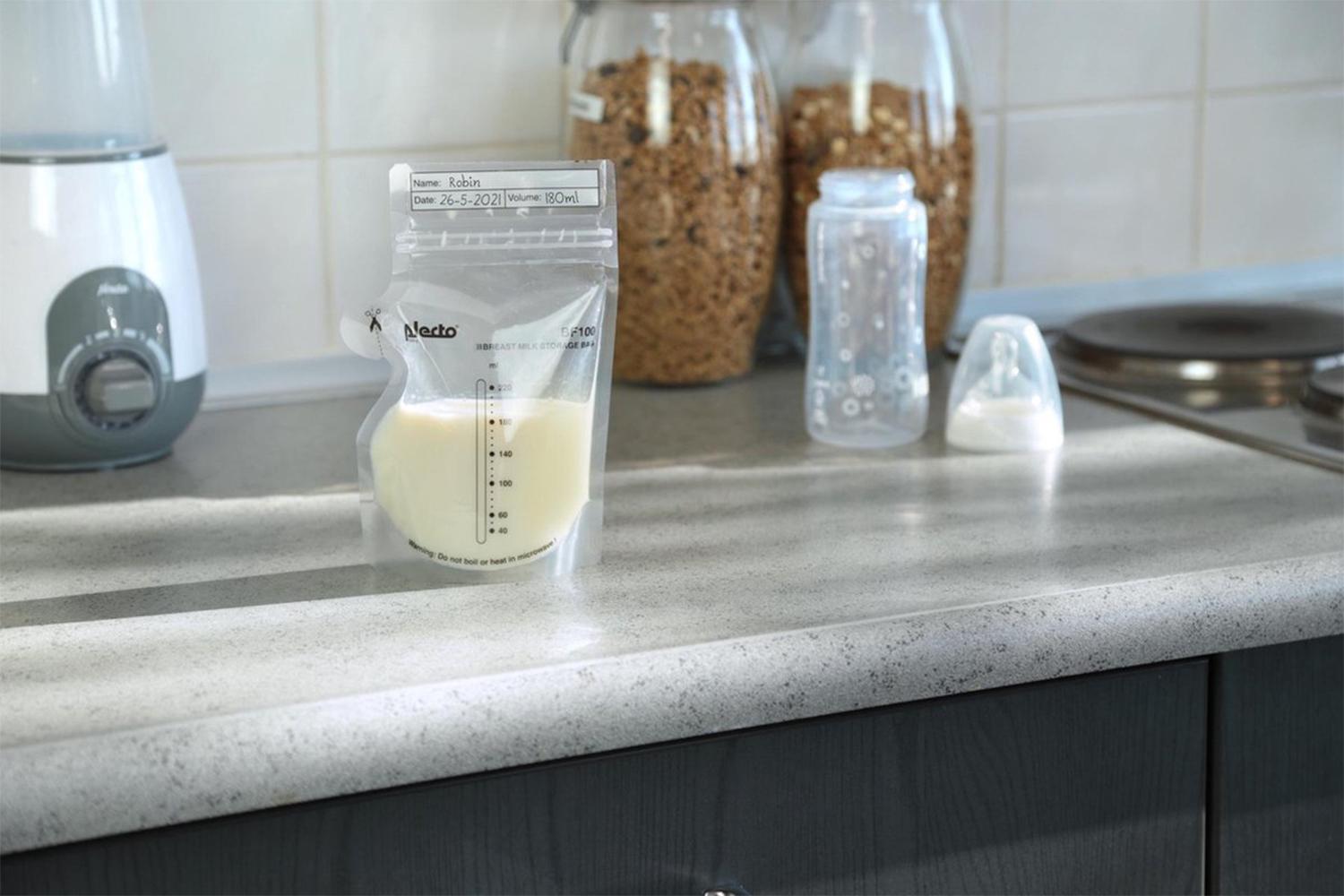 Alecto BF100 100PK Breast Milk Storage Bags-6