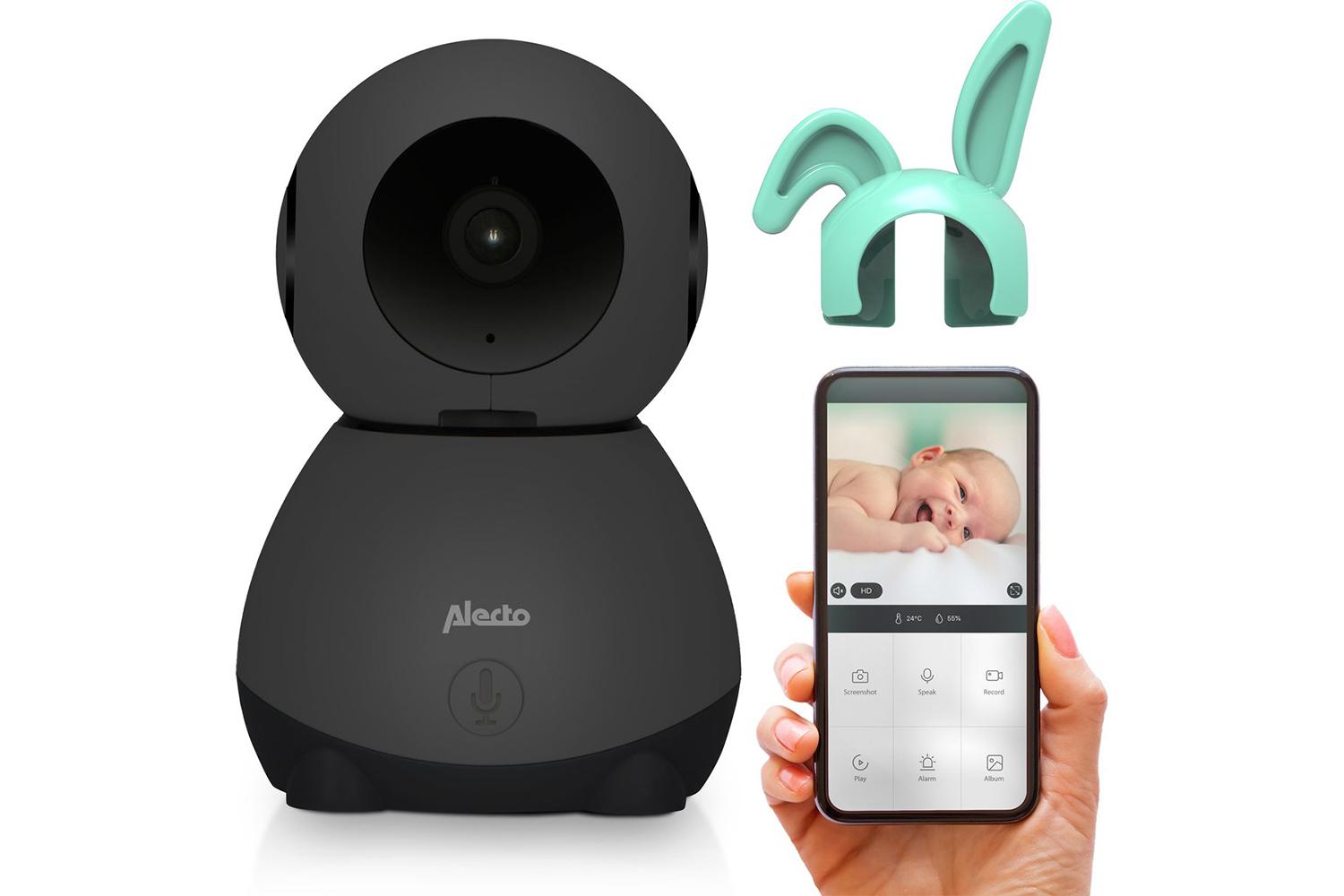 Alecto SMARTBABY10BK Wifi Baby Monitor BlackGrey