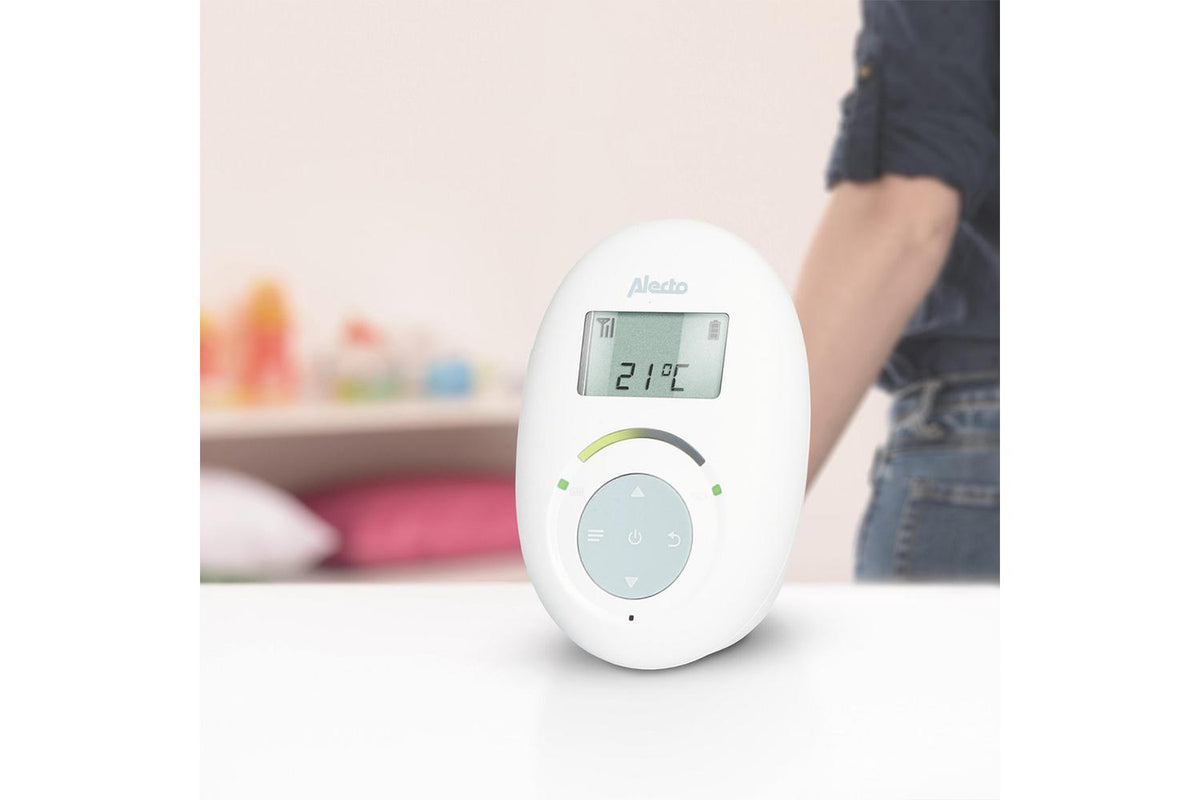 Alecto DBX120 Full Eco DECT Baby Monitor with Display | White/Blue-4