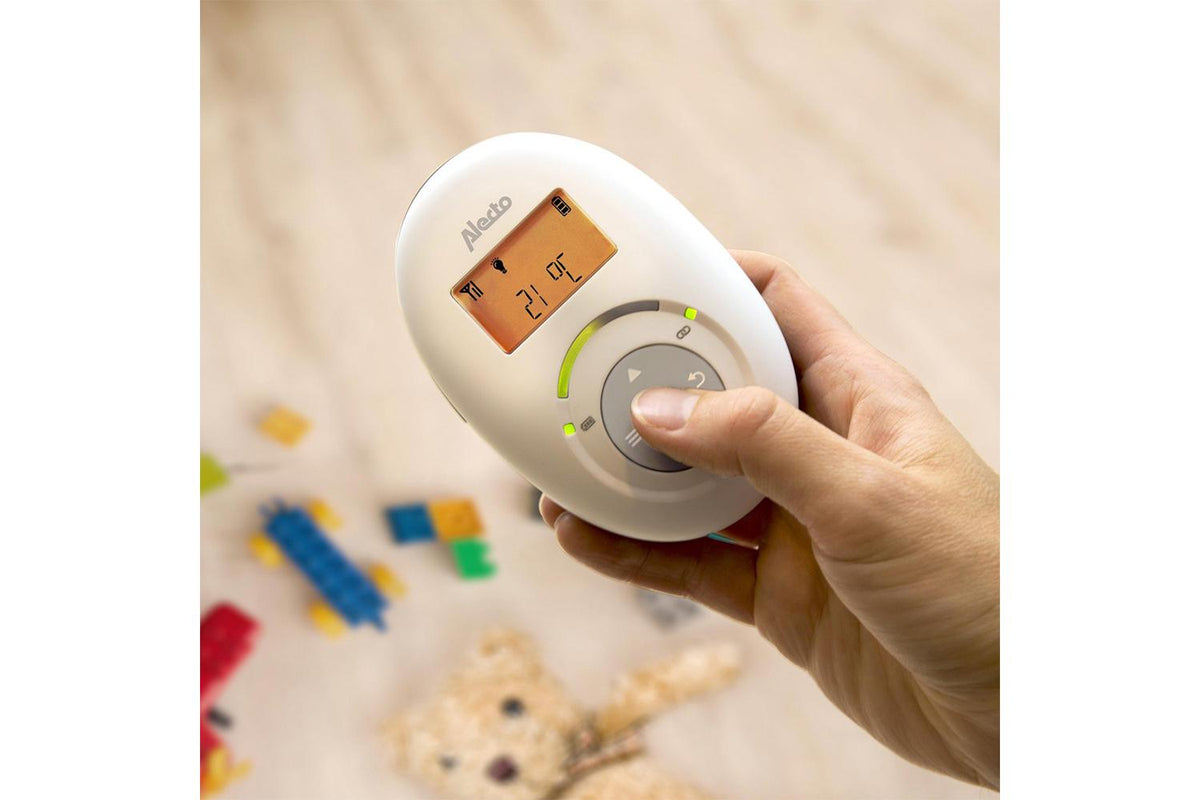 Alecto DBX120 Full Eco DECT Baby Monitor with Display | White/Blue-6