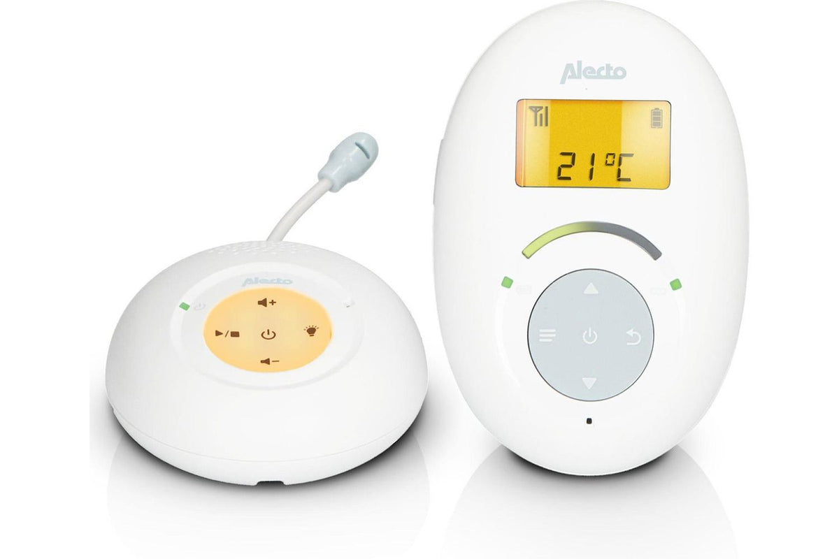 Alecto DBX120 Full Eco DECT Baby Monitor with Display | White/Blue-8