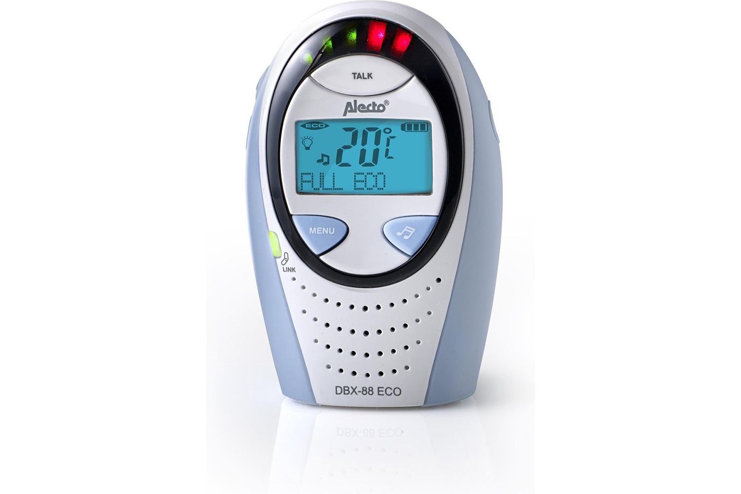 Alecto DBX-88 ECO Full Eco DECT Baby Monitor with Display | White/Blue-4