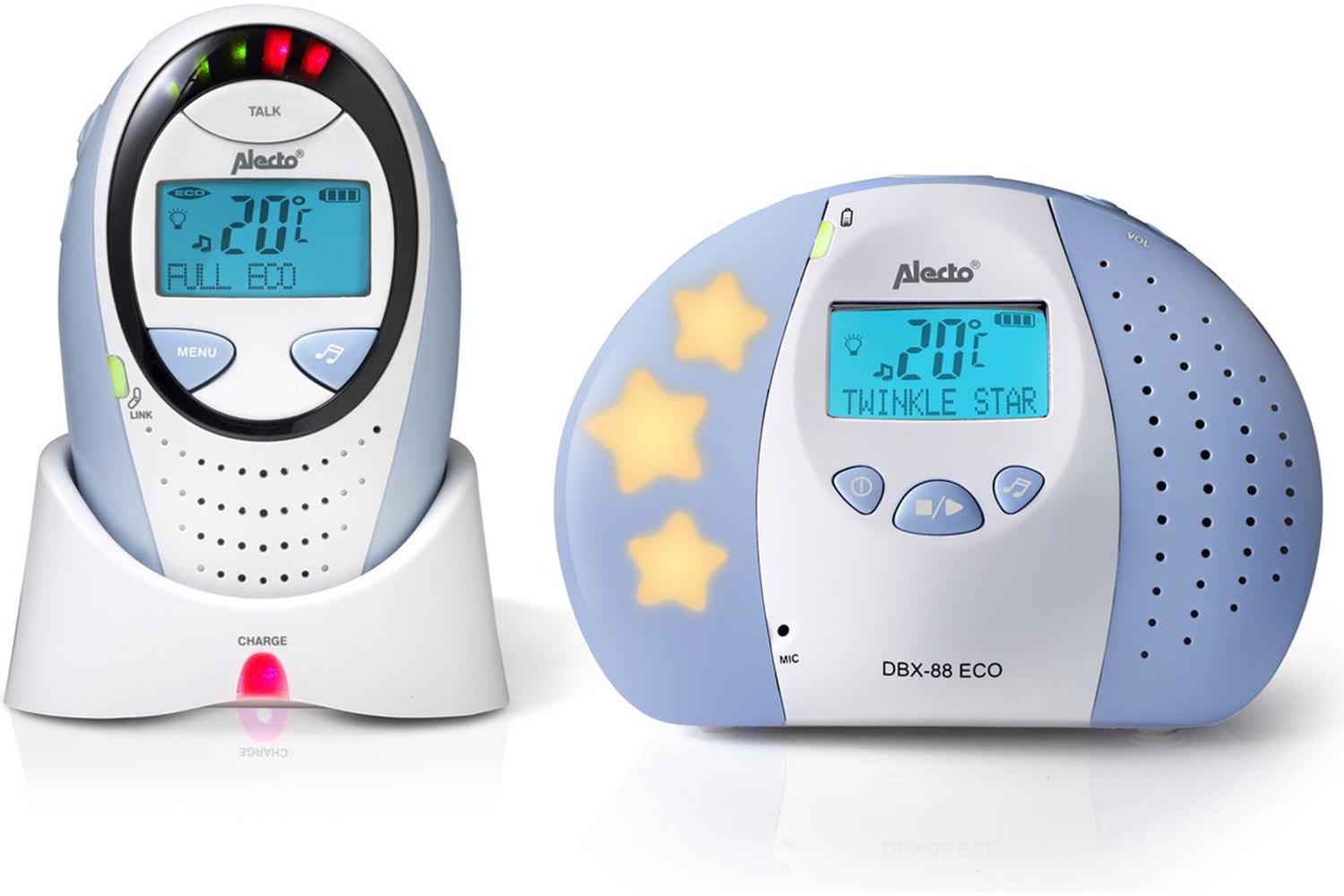Alecto DBX-88 ECO Full Eco DECT Baby Monitor with Display | White/Blue-7