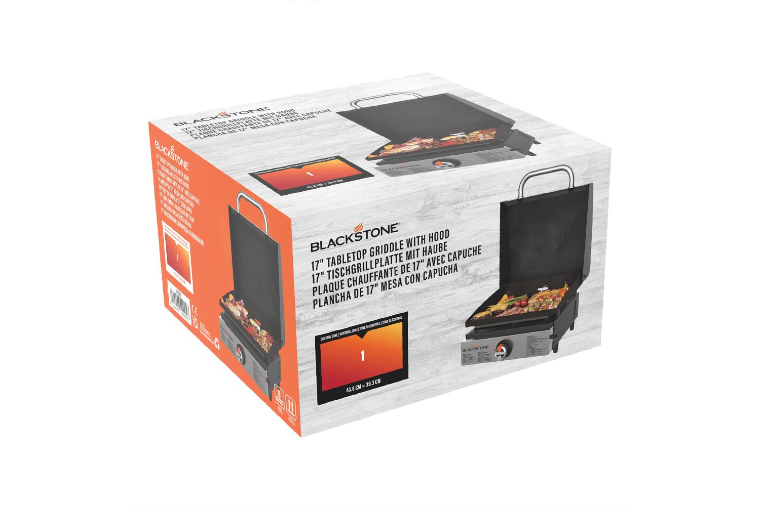 Blackstone | 257-2143eu |  17" Tabletop Griddle, Portable BBQ Grill With Hood-7