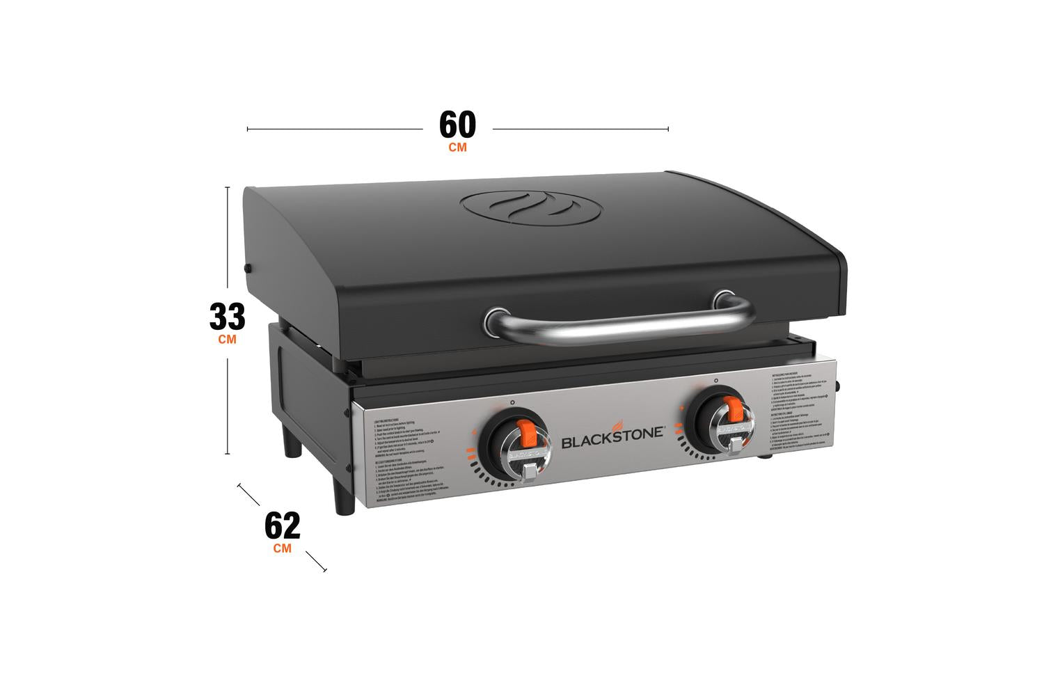 Blackstone | 257-2144eu | 22" Outdoor Tabletop Griddle With Hood-2