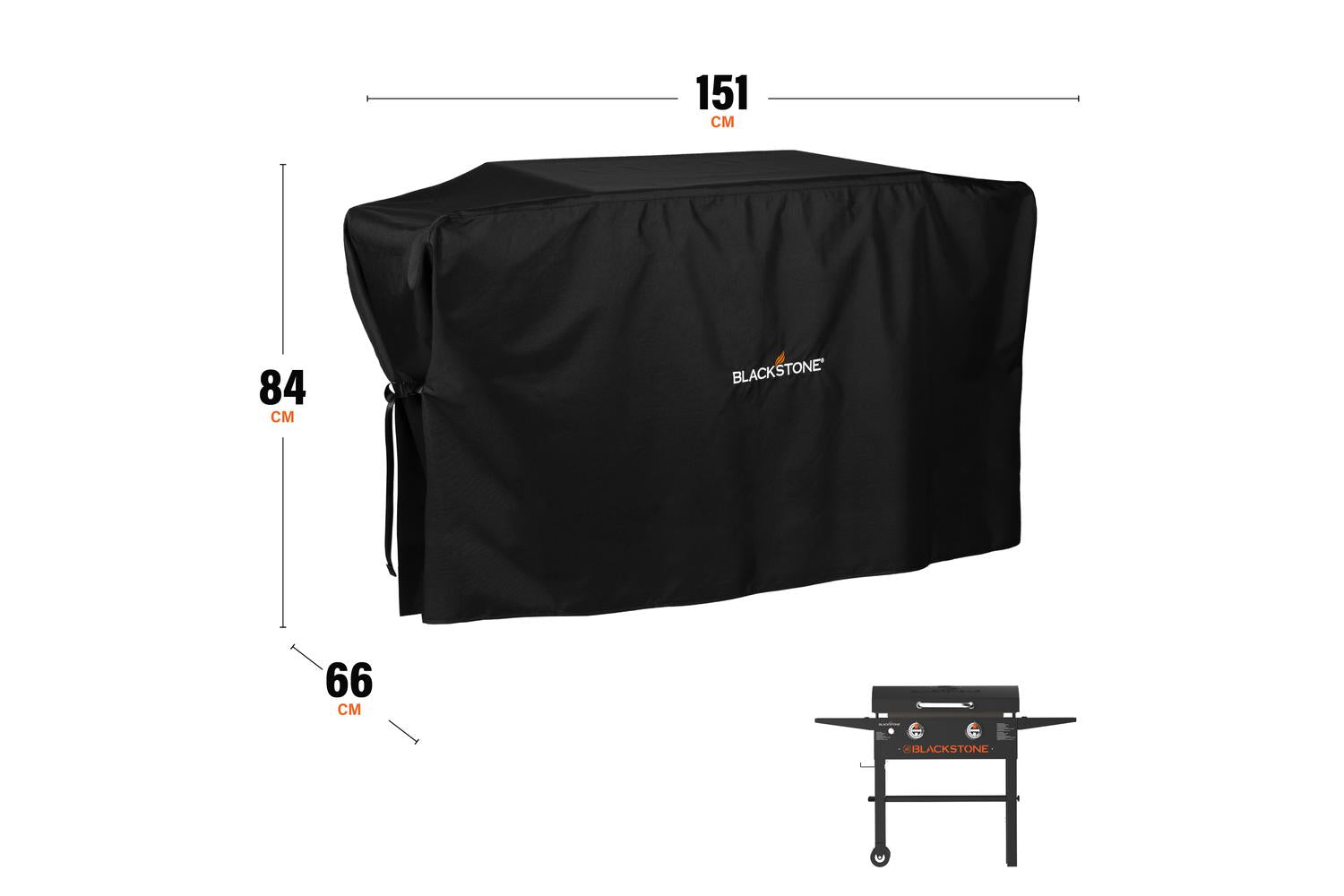 Blackstone | 257-5483eu | 28-inch Bbq Griddle Cover With Hood For Garden And Patio Living-2