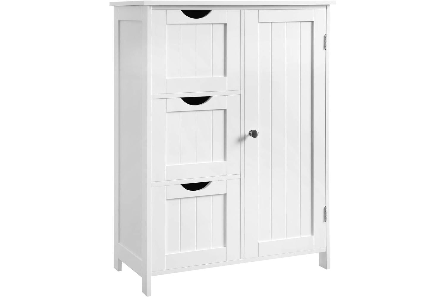 Vasagle  Bathroom Storage Cabinet with 3 Drawers | White