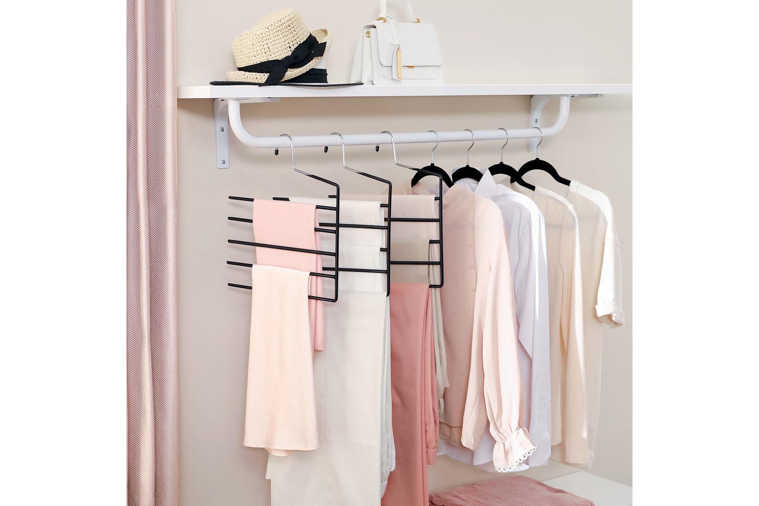 Songmics Pants Hangers Space Saving | Black-4