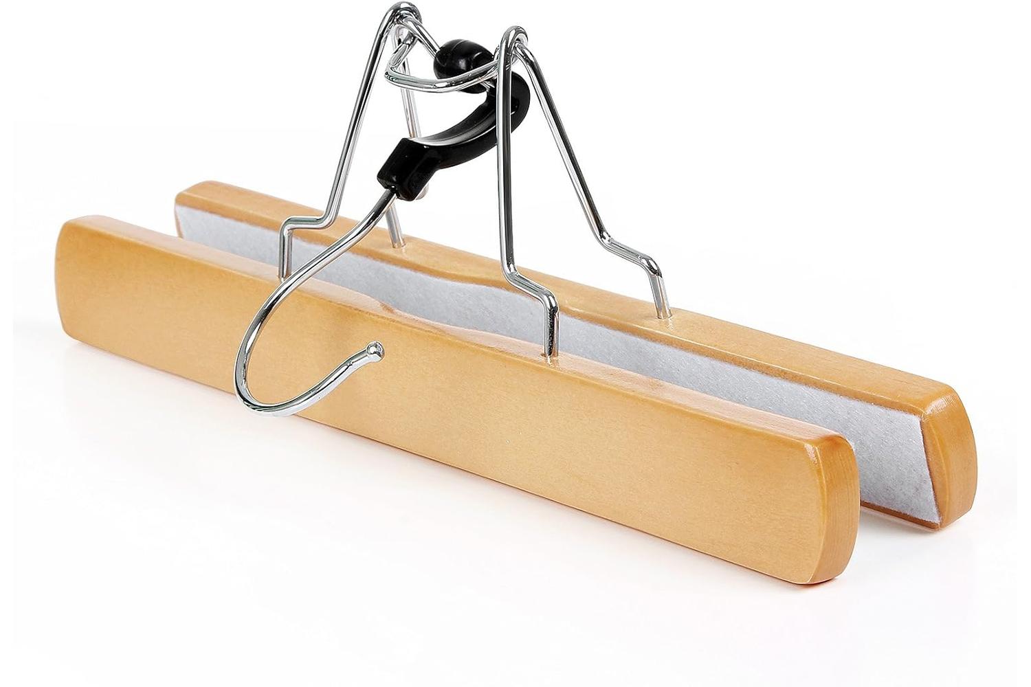 Songmics Crw007-12 Solid Wood Pants Hanger-4