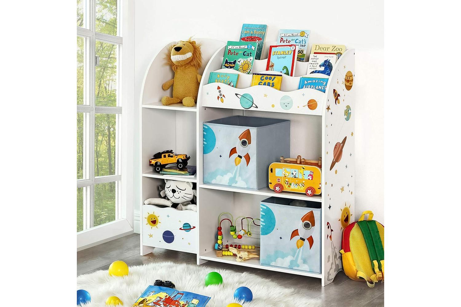 Songmics Kids Toy and Book Organizer-2