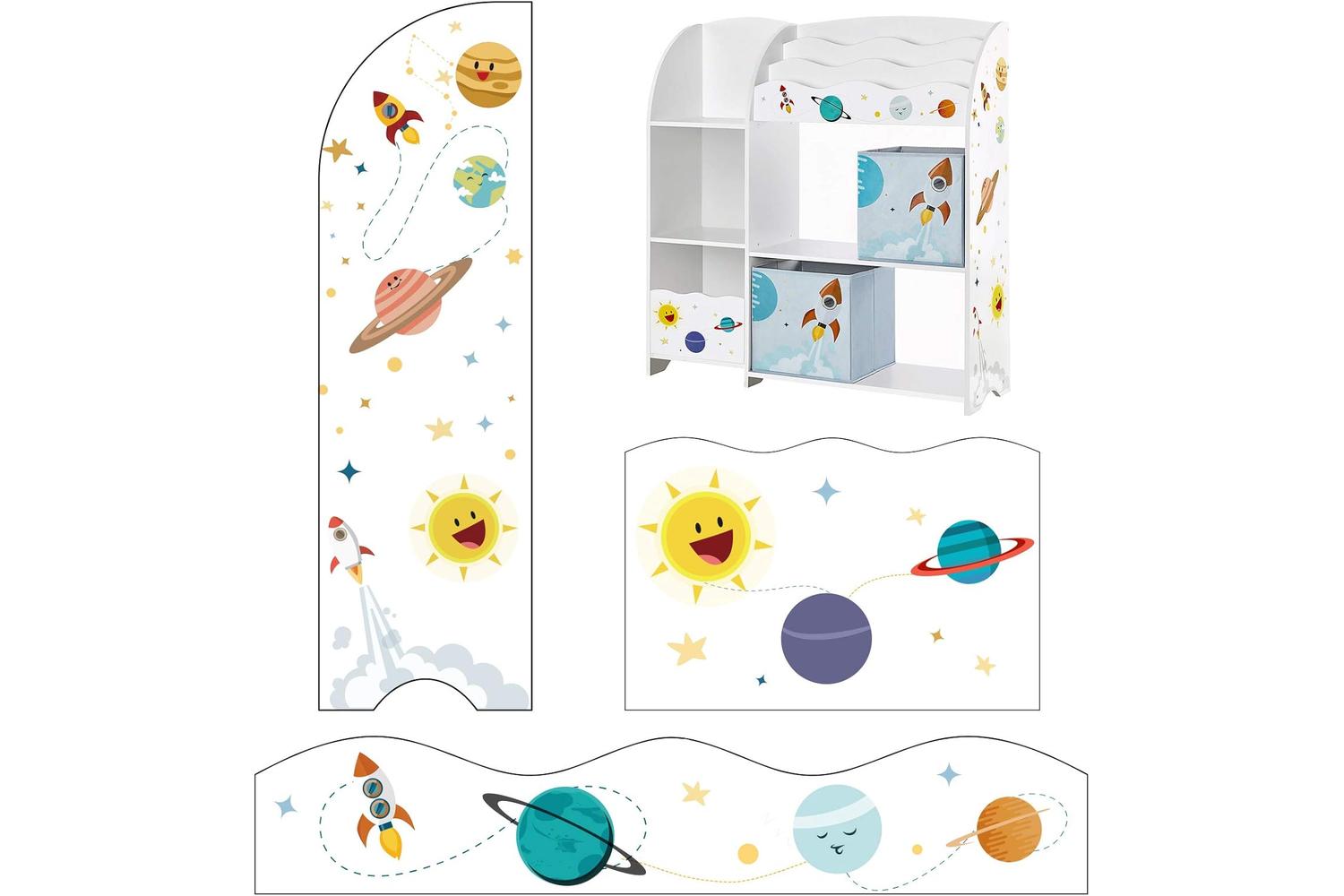 Songmics Kids Toy and Book Organizer-7