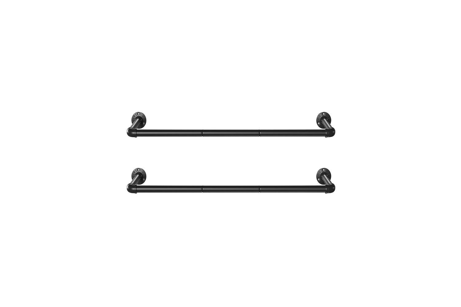 Songmics Clothes Hanging Bar Set | Black-2