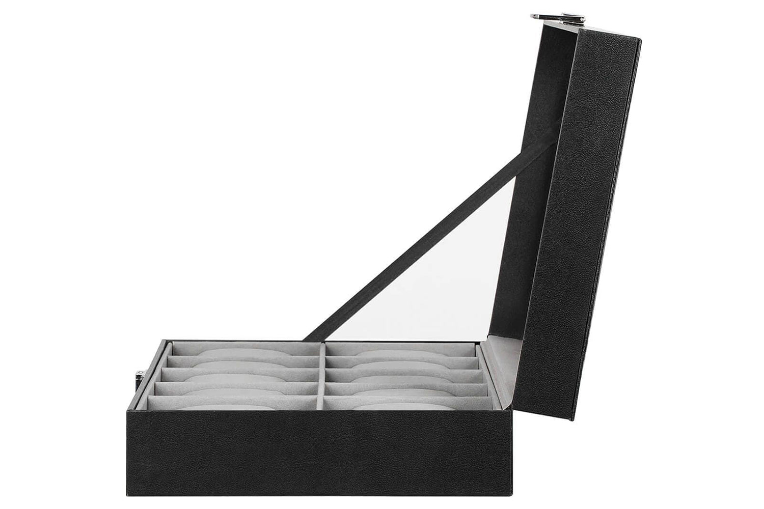 Songmics 10 Slots Watch Box | Black-2