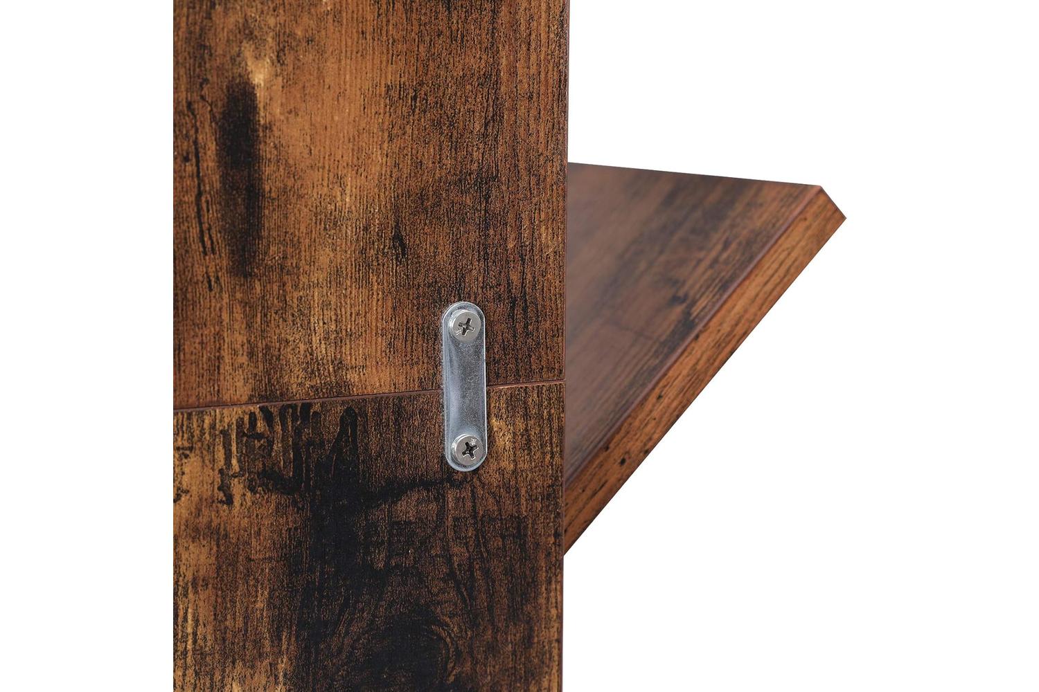 Vasagle Tree-shaped Standing Wooden Bookshelf | Rustic Brown-5