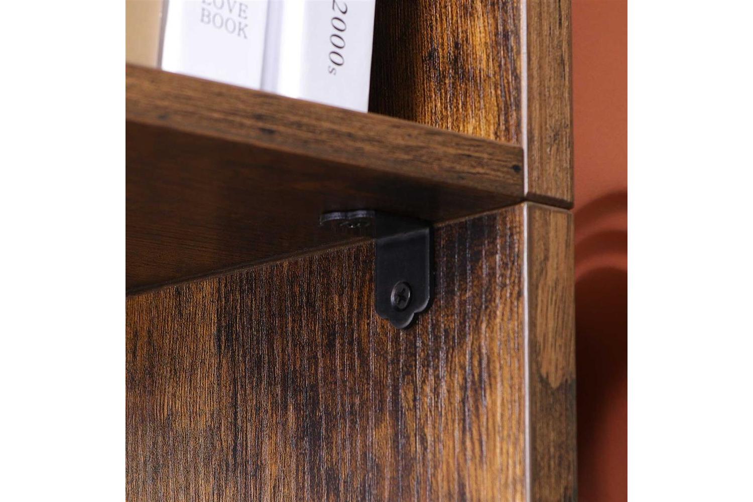 Vasagle Tree-shaped Wooden Bookcase | Rustic Brown-5