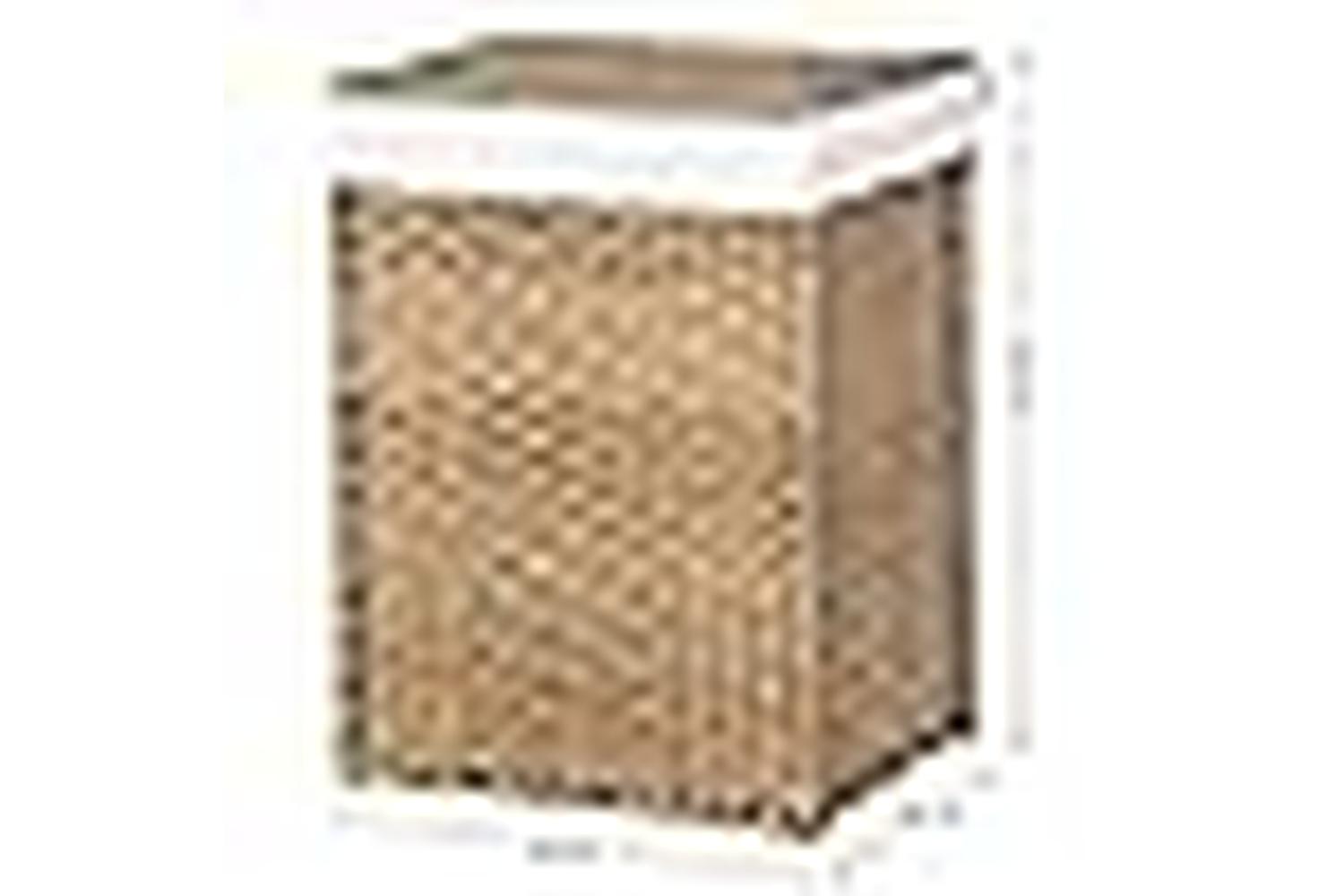 Songmics Handwoven Laundry Basket | Natural-6